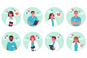 Medical doctors, a Person Illustration by GreenSky (Thumbnail 4 of 4)
