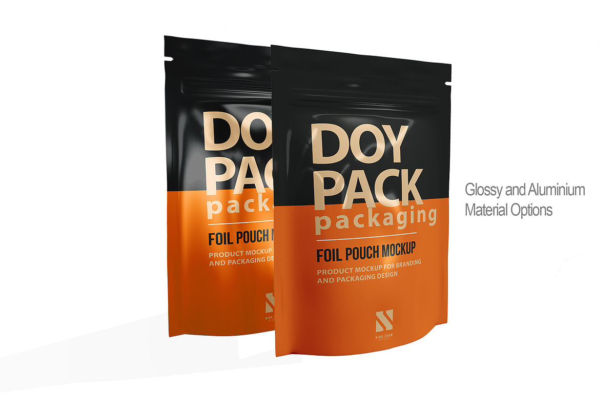 Doypack Pouch Mockup, a Cups & Container Mockup by Nina Shaw (Photo 4 of 10)