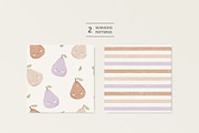 Cute pears, a Pattern Graphic by Olena Kuznietsova (Thumbnail 2 of 8)