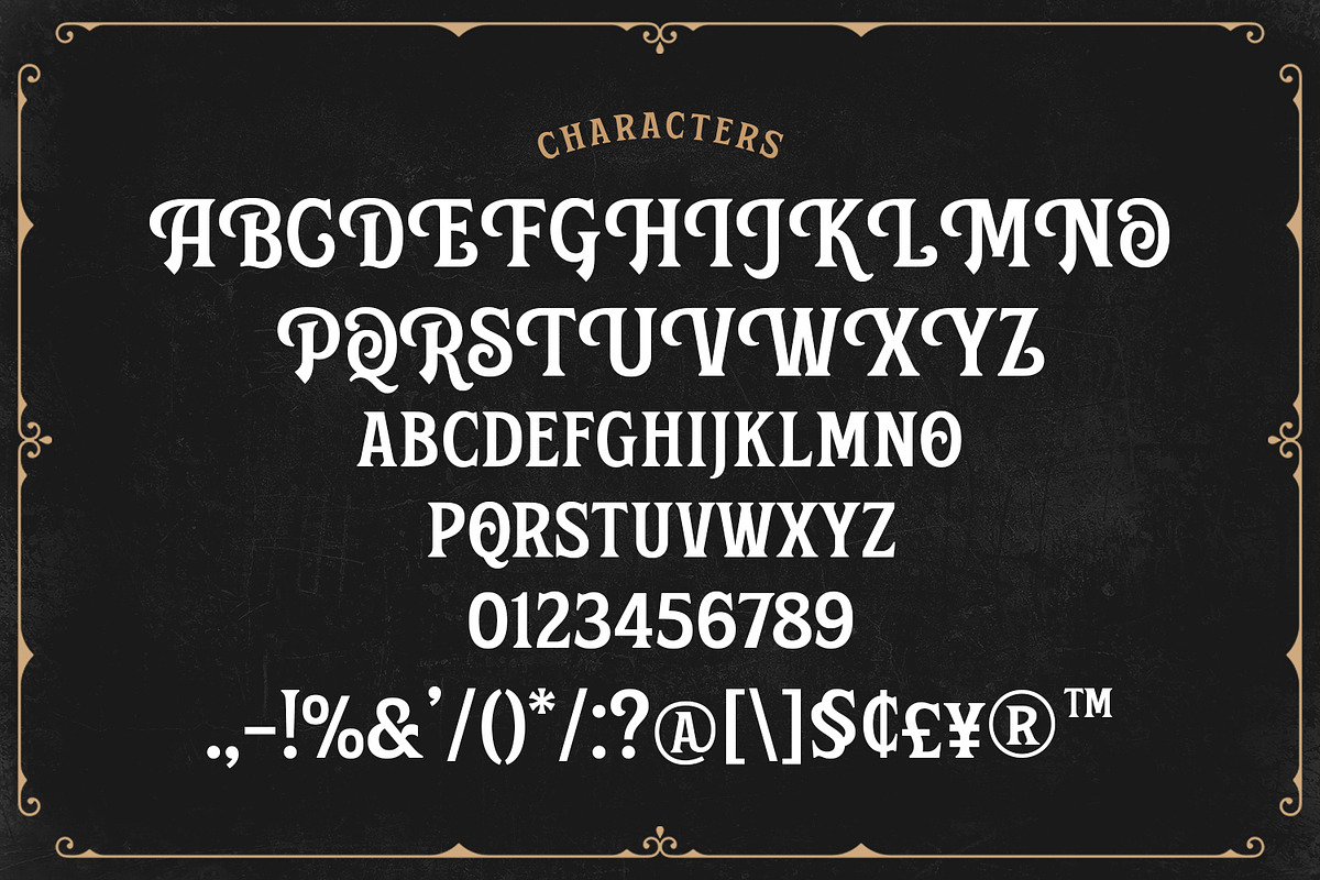 Royal Knight – Vintage Font, a Blackletter Font by Almarkhatype (Photo 8 of 10)