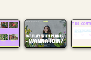 Flower Play Squarespace Template