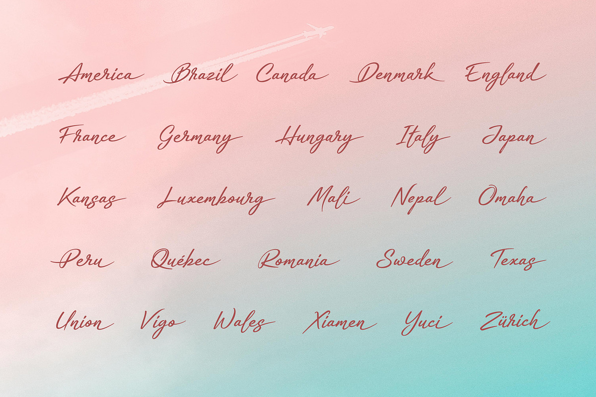Pastel Handwritten Font, a Script Font by sunnytudu (Photo 7 of 9)