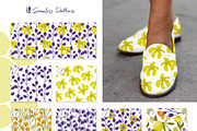 Summer Fruits Flowers Seamless Patte, a Pattern Graphic by KomannaArt (Thumbnail 10 of 11)