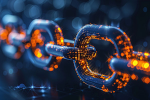 A detailed view of a metallic chain, a Photo by Iftikhar Alam