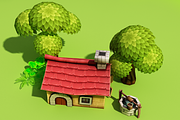 Cartoon Spring Farm, an Environmental 3D Model by Souchenki (Thumbnail 23 of 23)