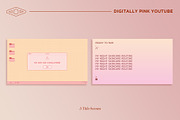 Digitally Pink Youtube Branding Kit, a Social Media Template by Tangerine Nation (Thumbnail 11 of 16)