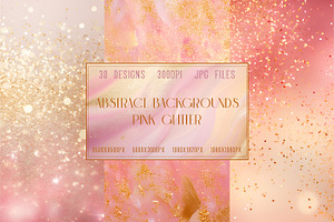 Pink Glitter. Backgrounds Collection