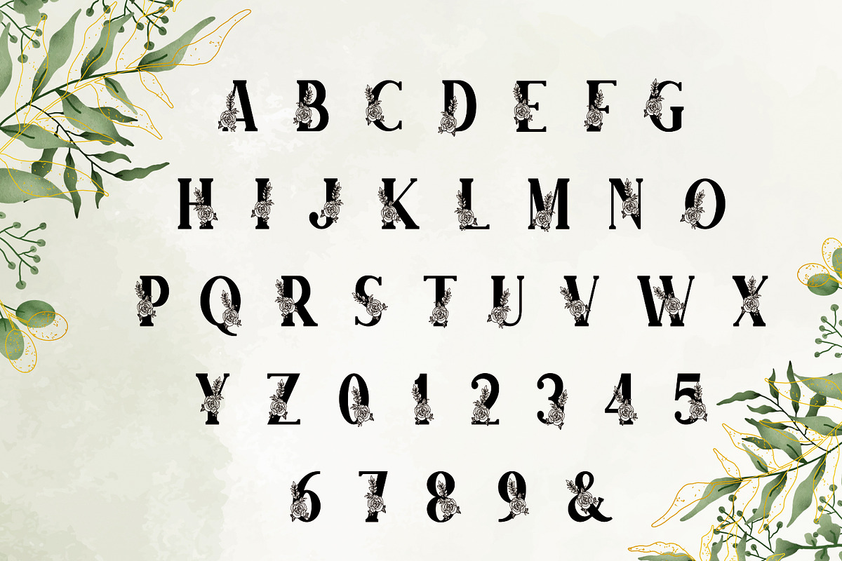 Farmhouse Monogram, a Script Font by Mozatype (Photo 9 of 10)