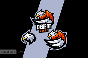 Eagle E- Sport and Sport Logo, a Branding & Logo Template by ivan_artnivora