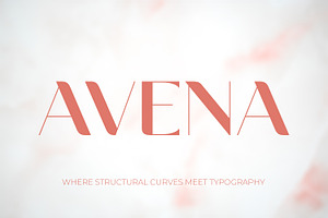 Avena - Modern Editorial Serif Font