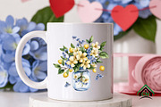 Watercolor Lemon Blossom Clipart, an Illustration by Craft Nest (Thumbnail 9 of 12)