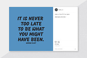Display Quotes Social Media Kit, a Social Media Template by Viaduc (Thumbnail 5 of 6)