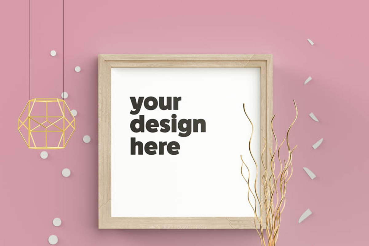 Frames Mockups - Customizable Scene, a Print Template by Aedon Design (Photo 8 of 9)