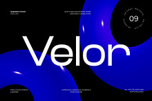 Velor - Modern and minimal Sans
