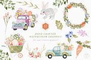 Rustic Spring: Easter Watercolors, an Illustration by PetiteMarket (Thumbnail 2 of 4)