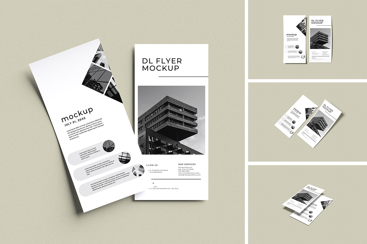 Dl Flayer Mockup, a Flyer Template by Twins_studio926 (Photo 1 of 5)