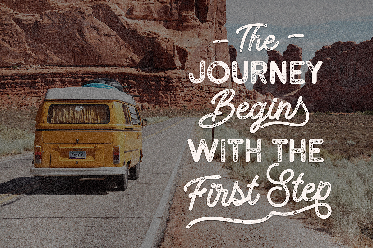 Adventure Island, a Script Font by Larin Type Co. (Photo 2 of 15)