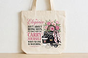 Elegance is How You Carry Yourself, a Seasonal Illustration by CraftArtStudio (Thumbnail 2 of 4)