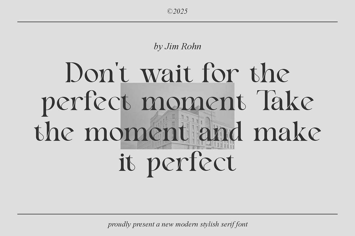 Beniga || Modern Elegant Serif Font, a Serif Font by Ermedia Studio (Photo 3 of 10)
