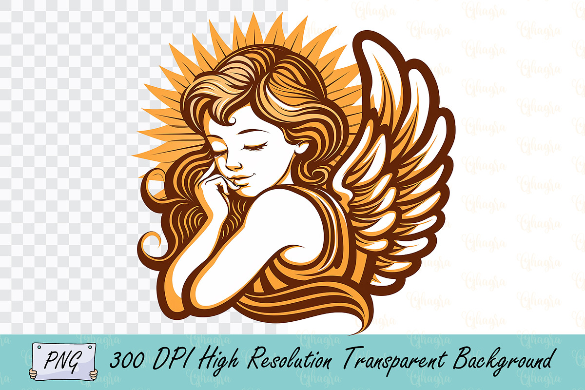 Heavenly Angel Artwork Transparent P, a Person Illustration by Ghagra (Photo 1 of 3)