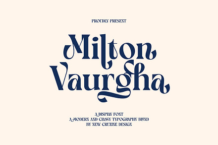 Milton Vaurgha Retro Serif
