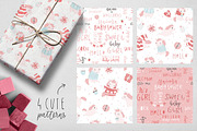 Unicorn baby - cute pink nursery set, an Animal Illustration by Artnis (Thumbnail 3 of 7)