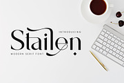 Stailen Modern Serif Font, a Serif Font by Idea Studio (Thumbnail 1 of 12)