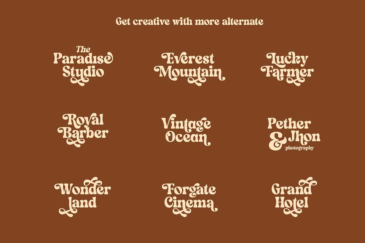 Londona - Retro Serif Font, a Serif Font by RantautypeStudio (Photo 5 of 12)