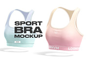 Sport Bra Mockups, a Shirt Mockup by rebrandy (Thumbnail 1 of 10)