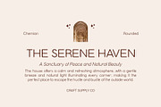 Chemian Rounded, a Sans Serif Font by Craft Supply Co. (Thumbnail 2 of 8)