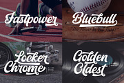Chicago Downton - Bold Script Font, a Handwritten Font by Myn Type (Thumbnail 7 of 10)
