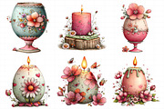 Easter Egg Candle Clipart, an Illustration by Daily.Designs (Thumbnail 6 of 8)