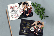 Graduation Invitation, an Invitation Template by AfzaalGraphics (Thumbnail 1 of 4)