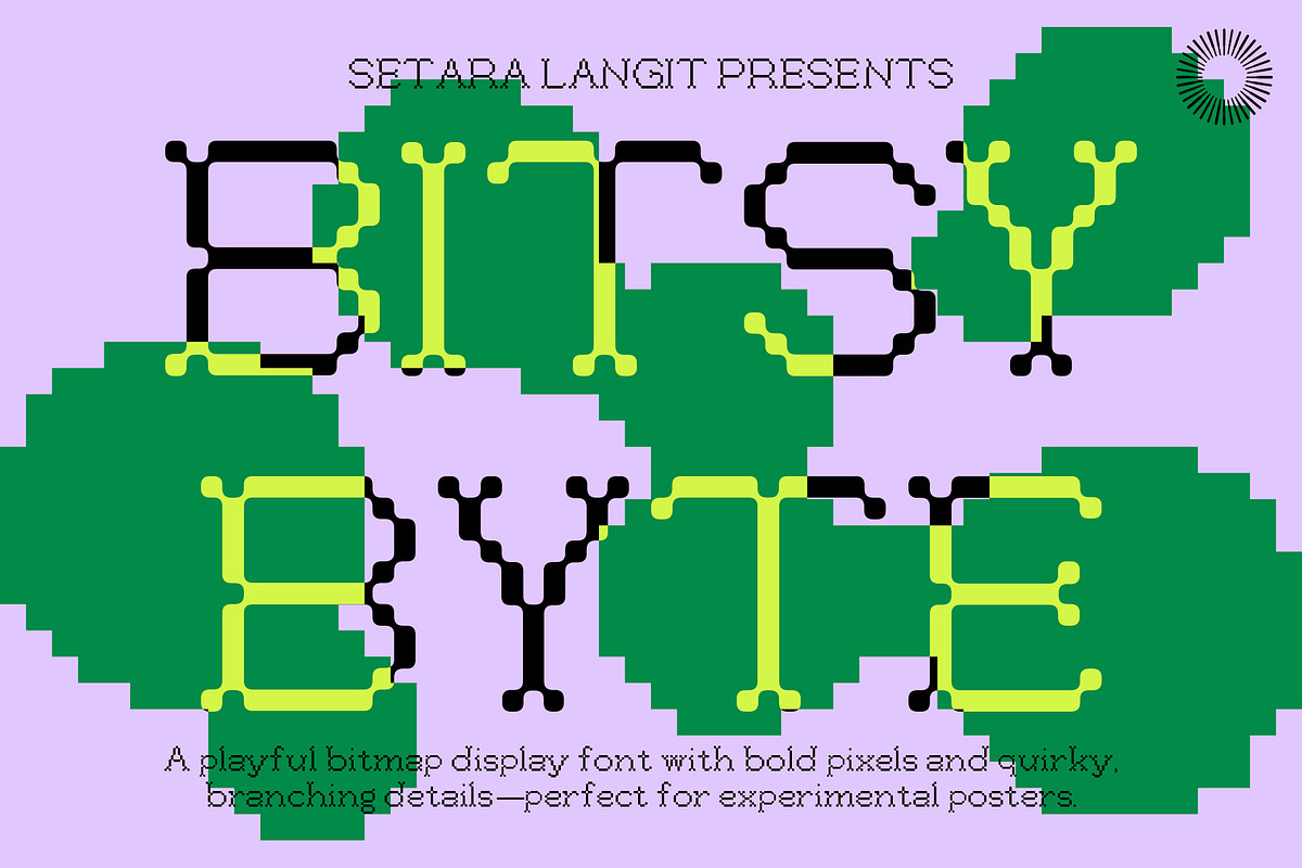 Bitsy Byte, a Serif Font by Setara Langit CreativeStd (Photo 1 of 9)