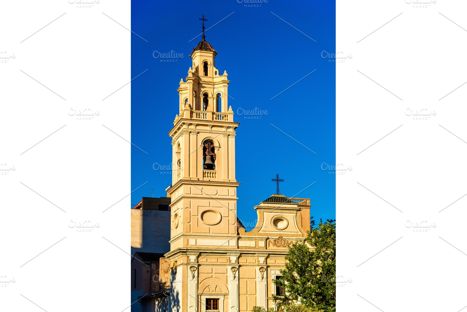 Santa Monica Church in Valencia, Spain, an Architecture Photo by Leonid Andronov