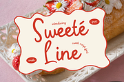 Sweete Line Script Font, a Script Font by PutraCetol Studio (Thumbnail 1 of 5)