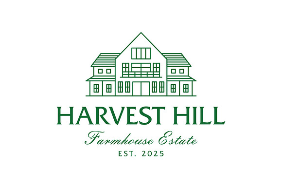 Vintage Rustic Farmhouse Logo preview 2
