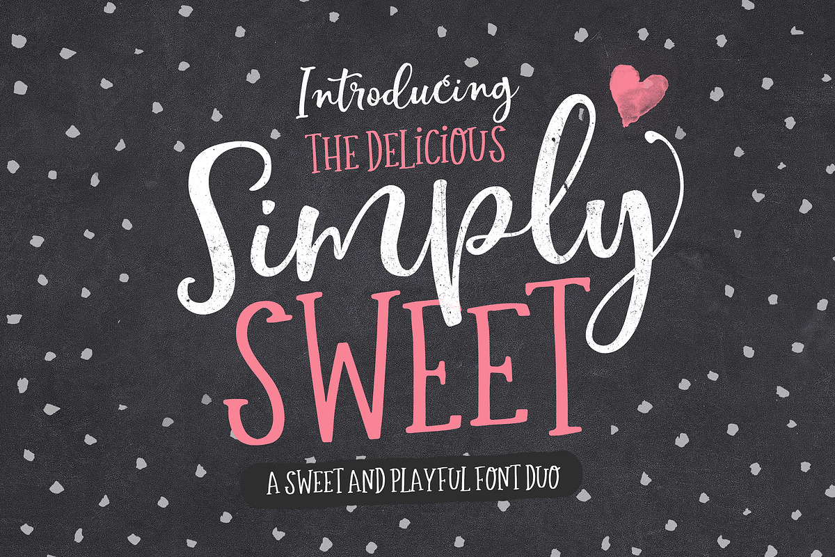 The Simply Sweet Font Duo, a Script Font by Nicky Laatz (Photo 1 of 12)