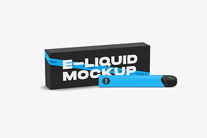 E-Liquid Vaping Pen Mockup