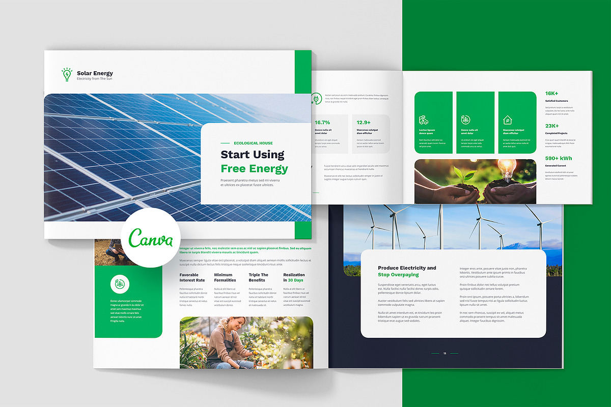 Solar Energy Company Profile LS, a Brochure Template by artbart (Photo 1 of 7)