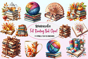 Fall Reading Nook Clipart, a Graphic by CitraGraphics (Thumbnail 1 of 4)