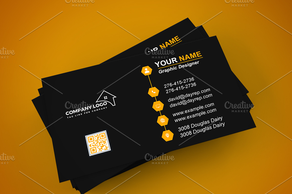 Professional Card Template preview 3