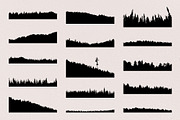 Vector Tree Line Silhouettes, an Object Graphic by Build Interactive (Thumbnail 2 of 5)