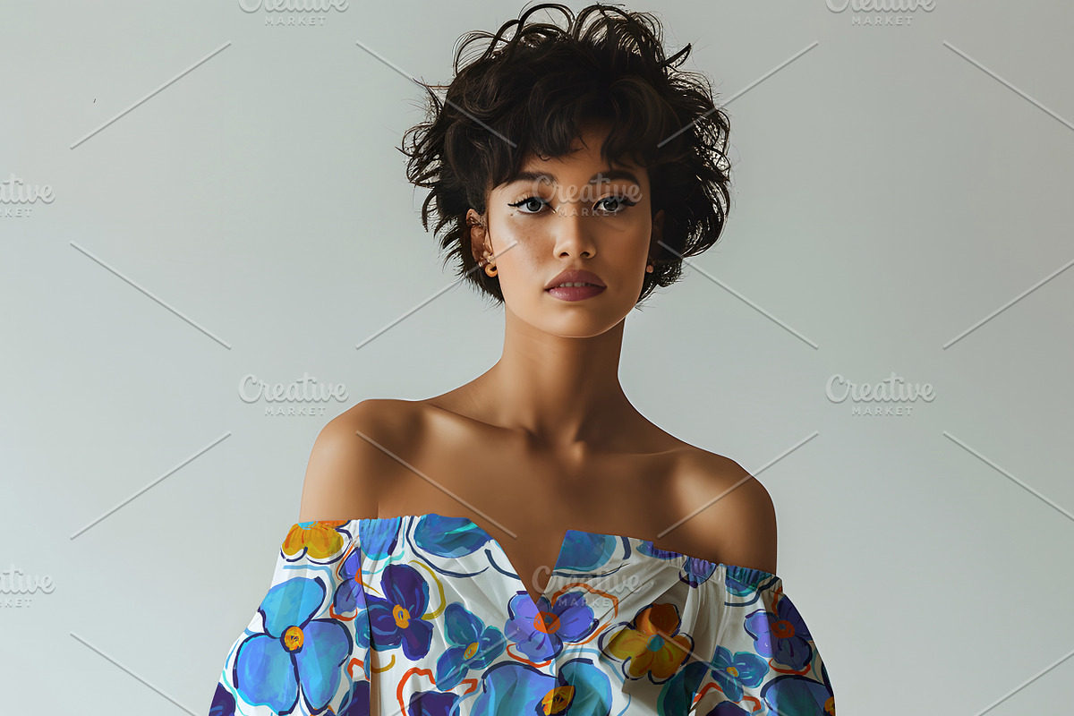 Off Shoulder Top Mockup, an Apparel Mockup by Nora Gad (Photo 2 of 14)