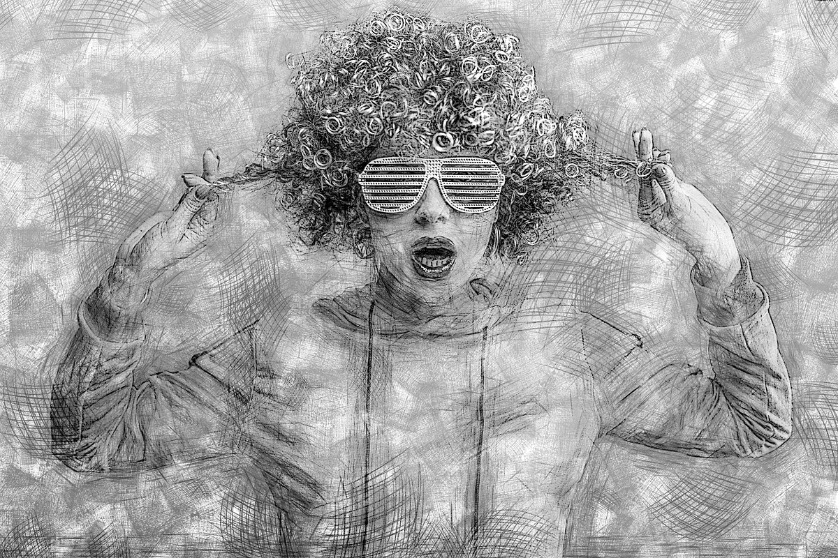 Artistic Sketch Photoshop Action, an Action Add-On by Grishka89 (Photo 2 of 11)