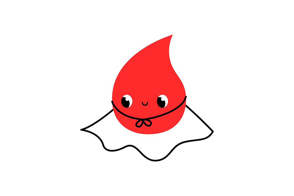 Blood Drop Superhero Medical Donor, a Healthcare Illustration by the_myro (Photo 7 of 12)