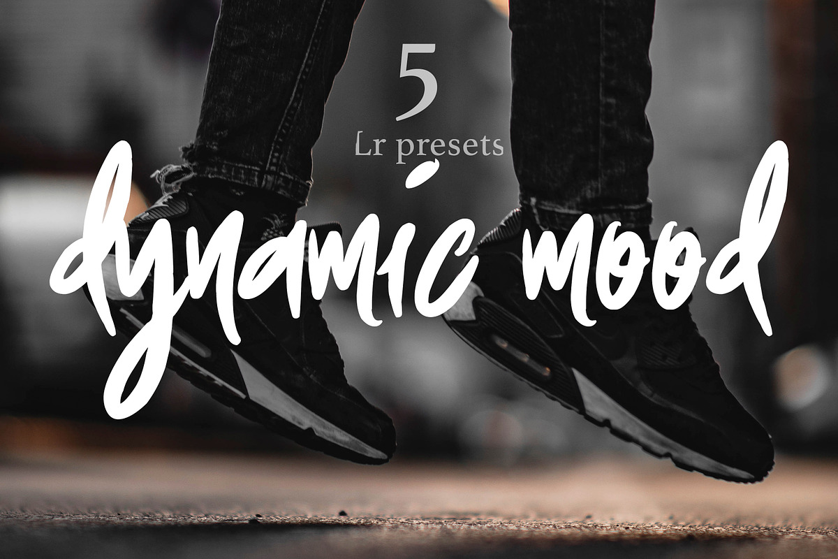 5 Moody Presets - Dynamic Mood, a Photo by ONE Click EDIT Collection (Photo 1 of 4)