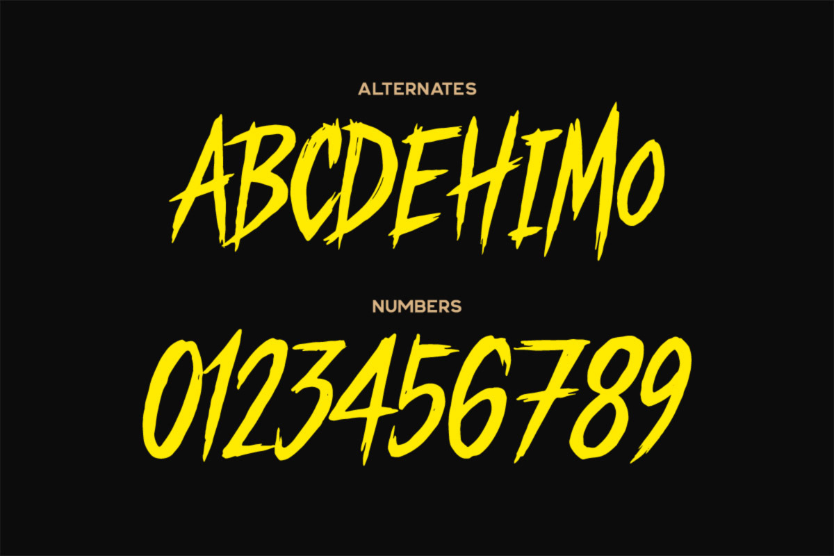 Profane - Brush Font, a Script Font by Tugcu Design Co. (Photo 3 of 3)