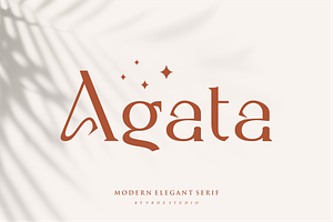 Agata - Modern Elegant Serif