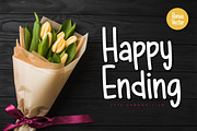 Happy Ending, a Script Font by Kang1993 (Thumbnail 1 of 7)